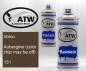 Preview: Volvo, Aubergine (color chip may be off), 131: 400ml Sprühdose + 400ml Klarlack - Set, von ATW Autoteile West.